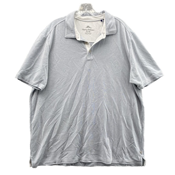 Tommy Bahama Other - Tommy Bahama Polo Shirt Men's‎ XL Gray Marlin Academia Coastal Sportswear Preppy
